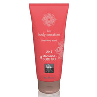 Massage & Glide Gel 2 in1 Strawberry Scent