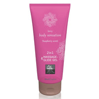 Massage & Glide Gel 2in1 Raspberry Scent