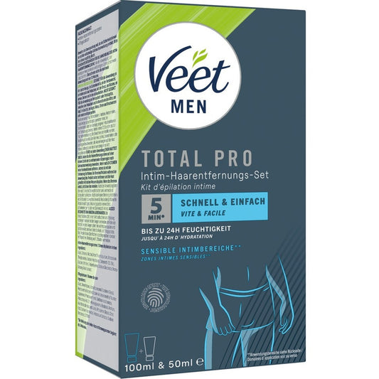 Men TOTAL PRO Intimate Hair Removal Set