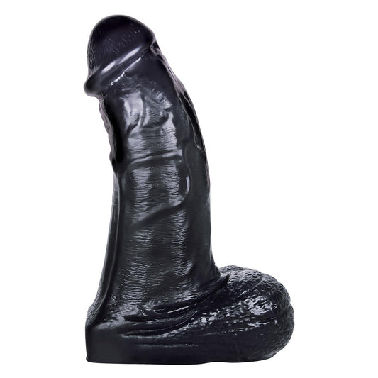 10.5 Inch Pvc Giant Dildo Black