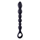 10 Inch Ribbed Silicone Anal Ball Beads Black