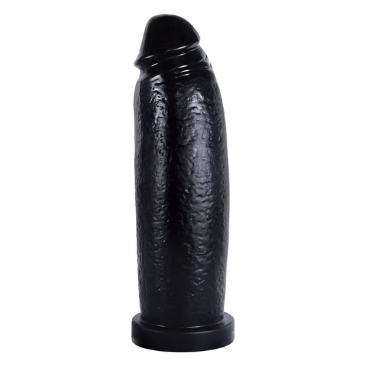 11.5 Inch Pvc Giant Dildo Black
