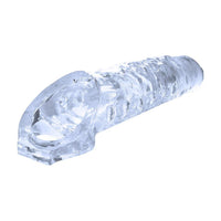 9 Inch Tpe Transparent Penis Length Enhancer With Ball Strap