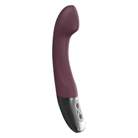 Silicone Rechargeable Vibrator Rubine Red