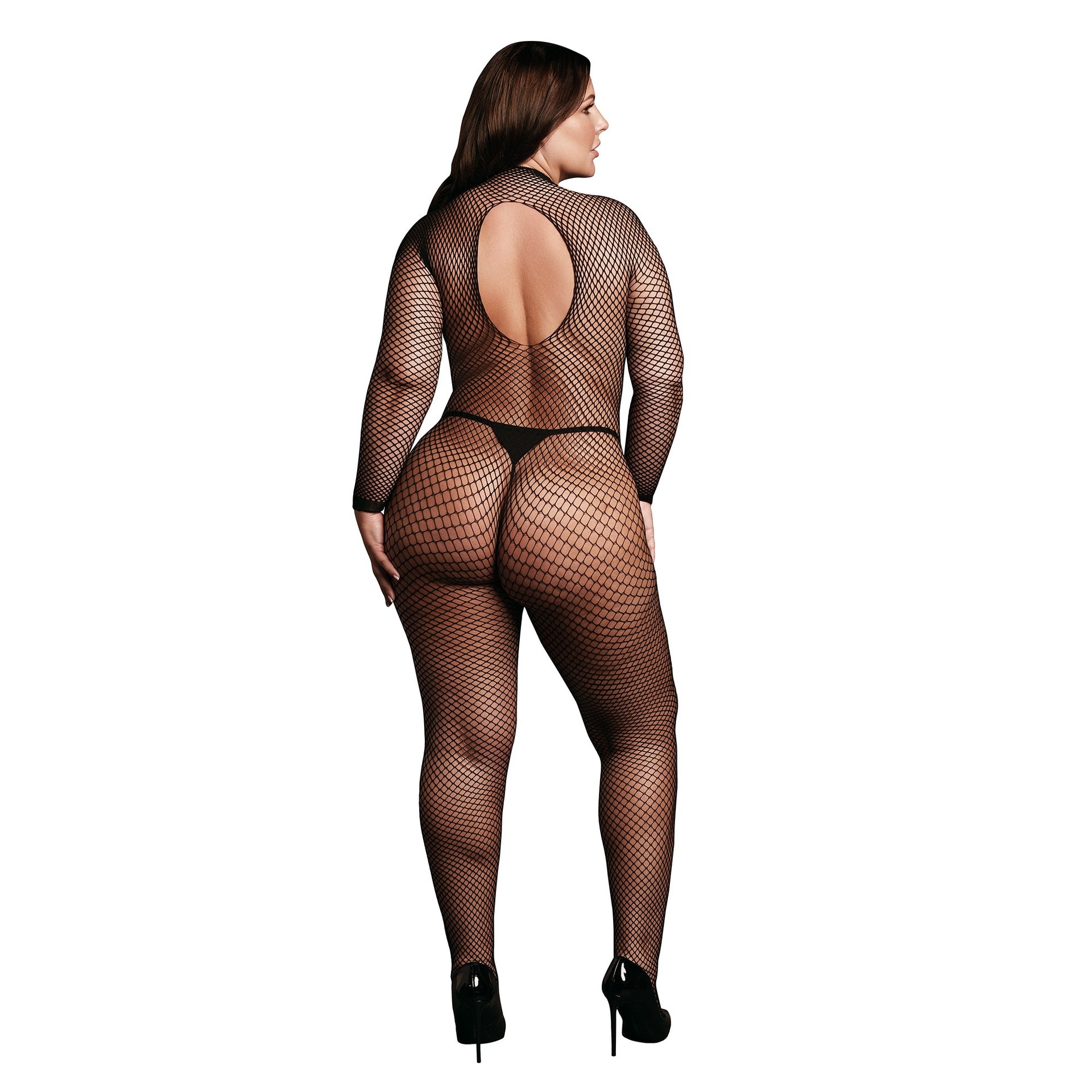 Bodystocking poolokauluksella