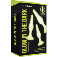 3 Pcs Glow In The Dark Silicone Anal Training Kit