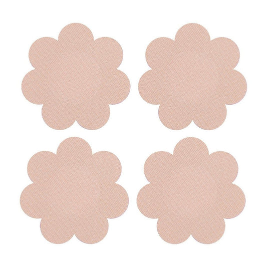 Peekaboos Self Adhesive Satin Nipple Covers, Nude