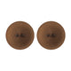 Peekaboos Silicone Pierced Nipple Covers, Brown