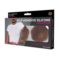 Peekaboos Self Adhesive Silicone Nipple Covers, Brown