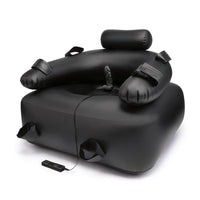 Inflatable Bondage Chair With Vibrating Dildo