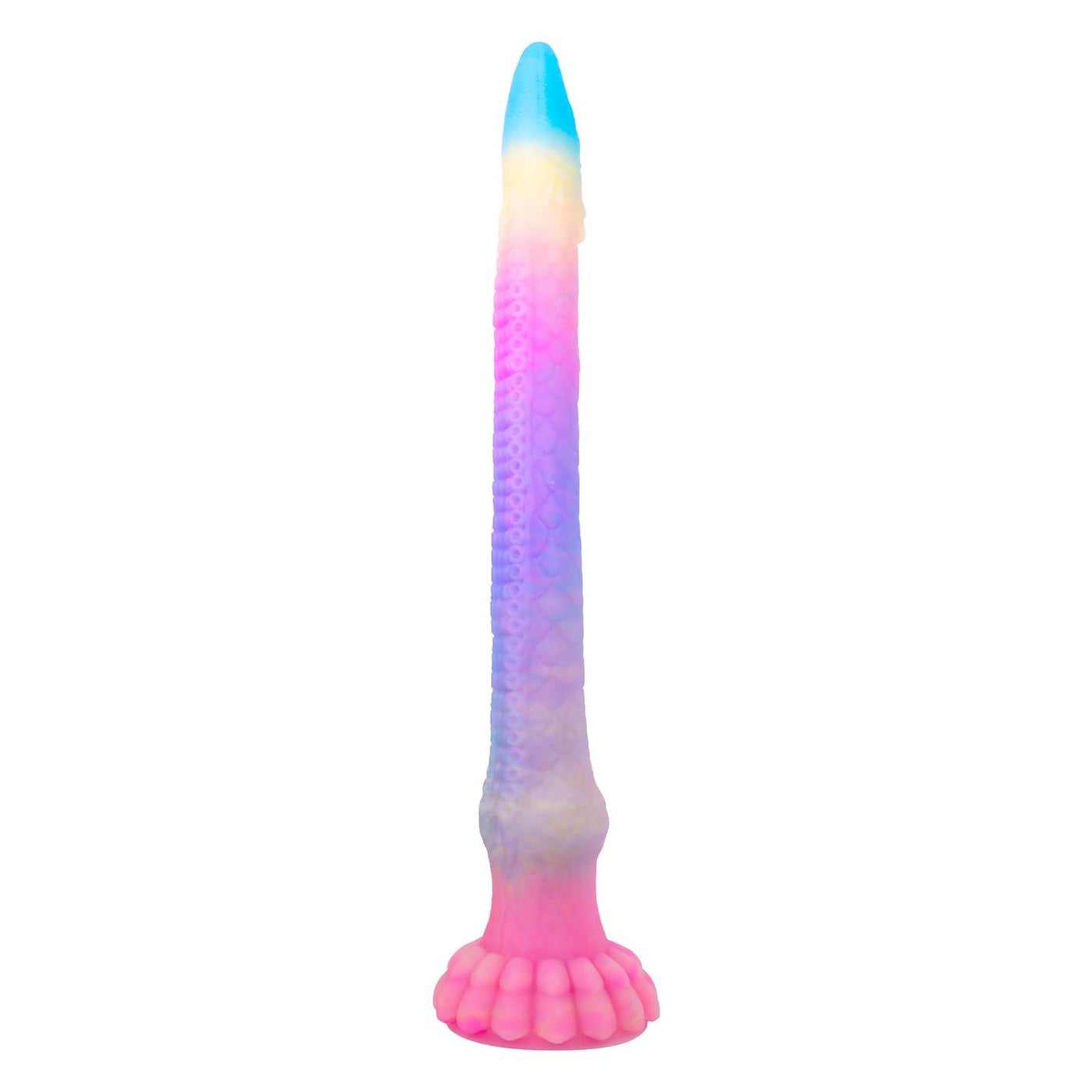 17.5 Inch Silicone Monster Dildo Glow In The Dark