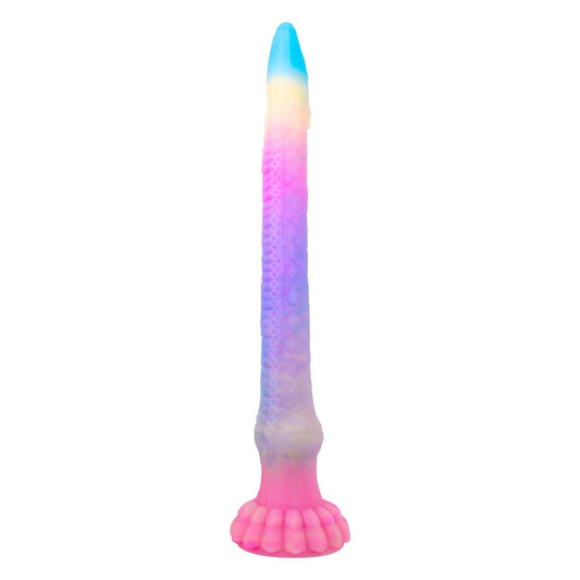 17.5 Inch Silicone Monster Dildo Glow In The Dark