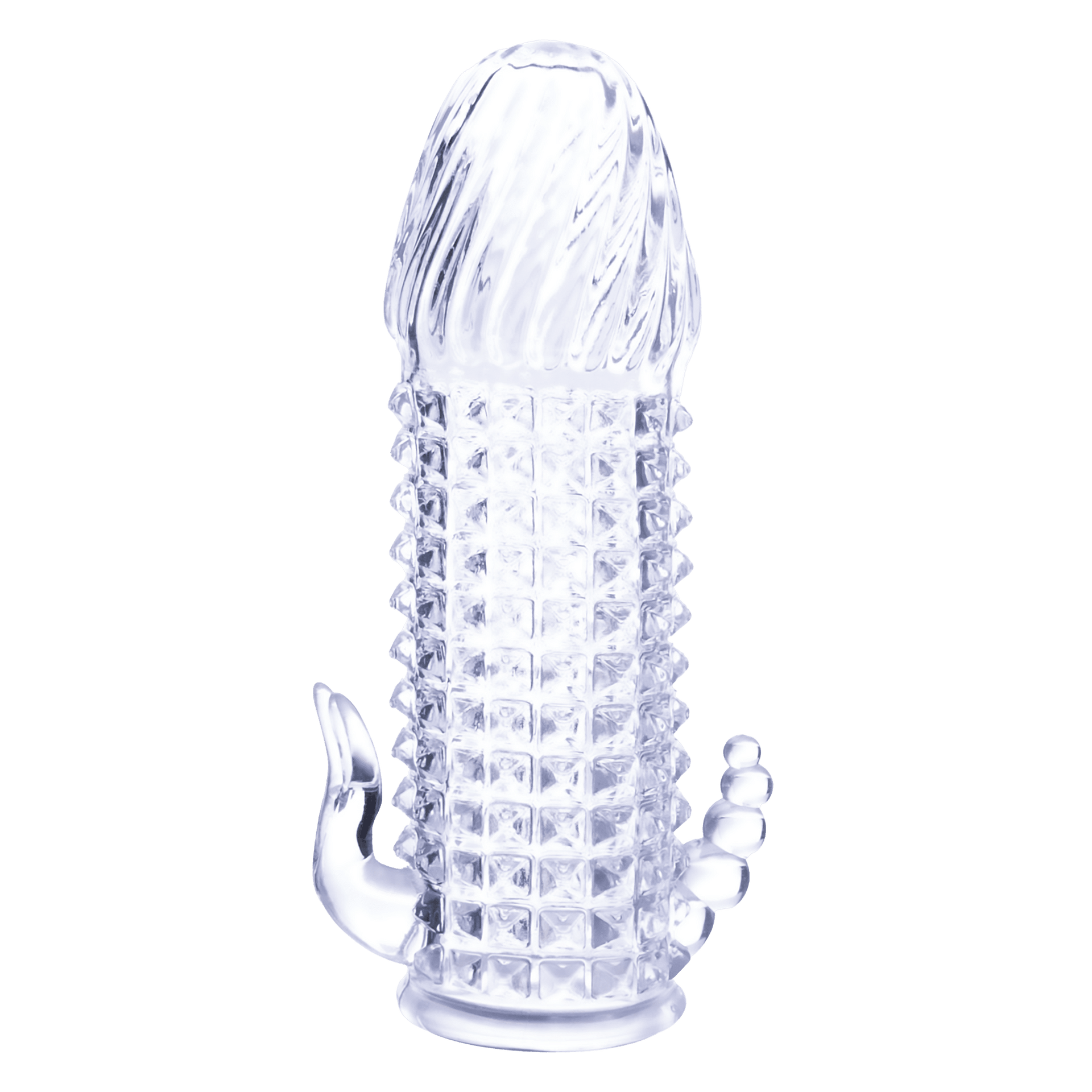 2 Seductive Tickler Sleeves Set Clear
