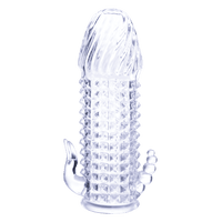 2 Seductive Tickler Sleeves Set Clear