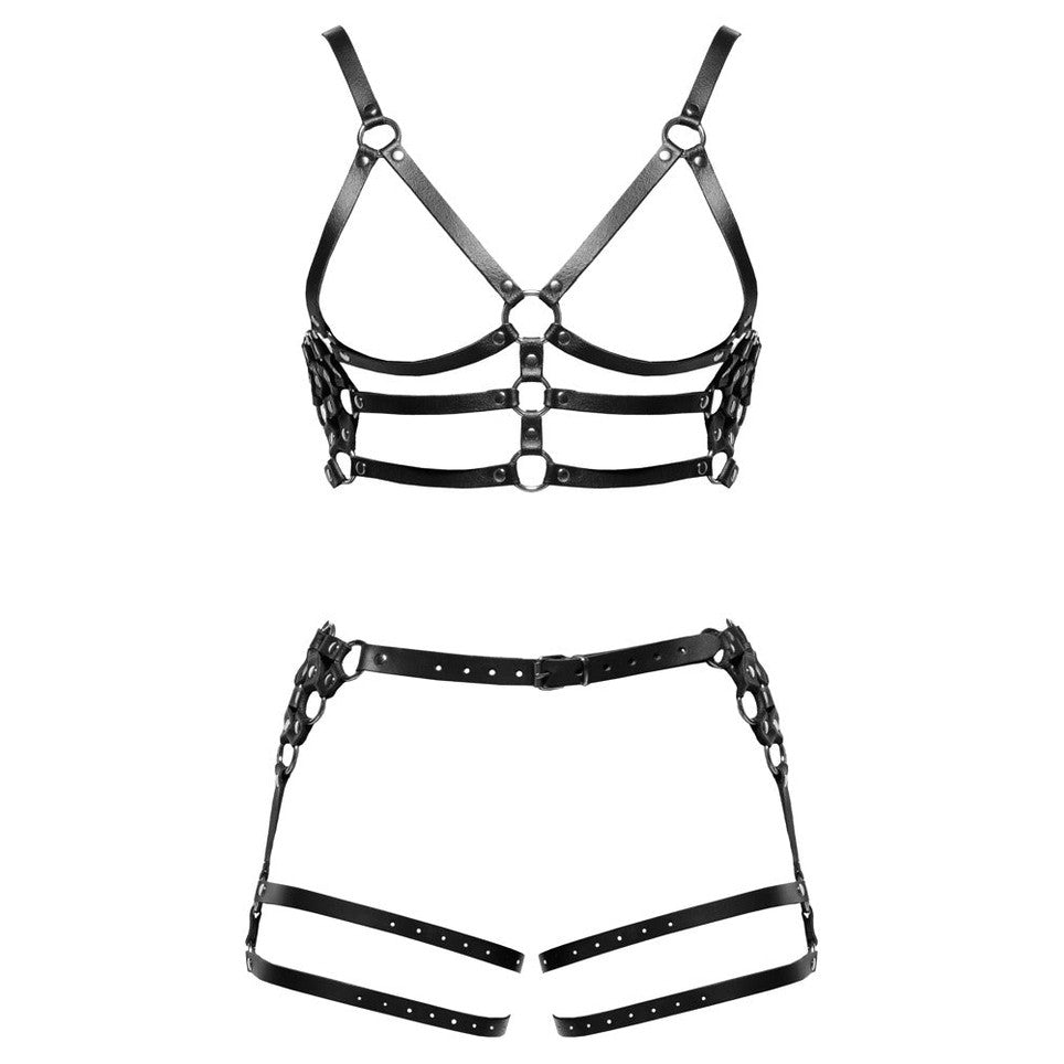 Leather Harness Set M/L