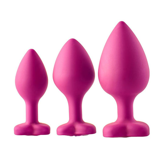 Anal Training Kit Gem Stone Pink