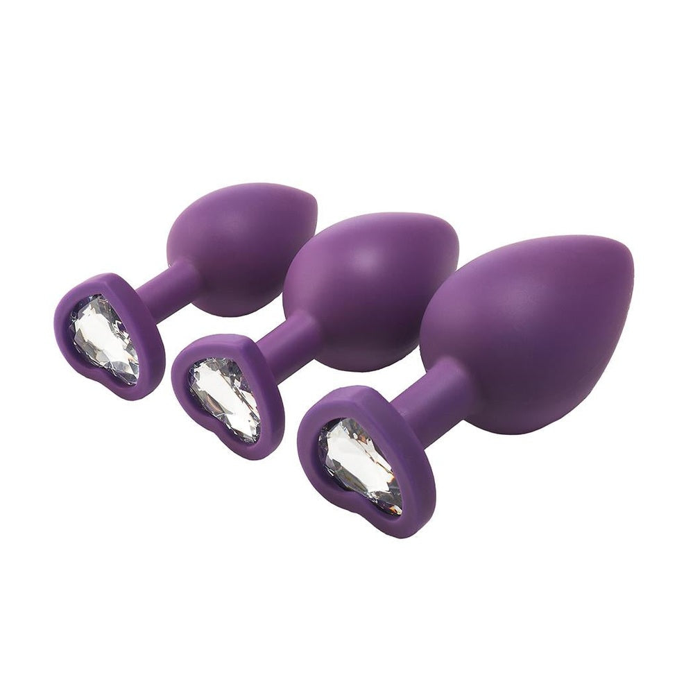 Anal Training Kit Gem Stone Purple