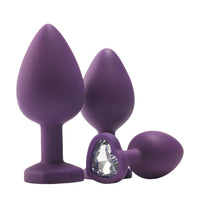 Anal Training Kit Gem Stone Purple