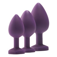 Anal Training Kit Gem Stone Purple