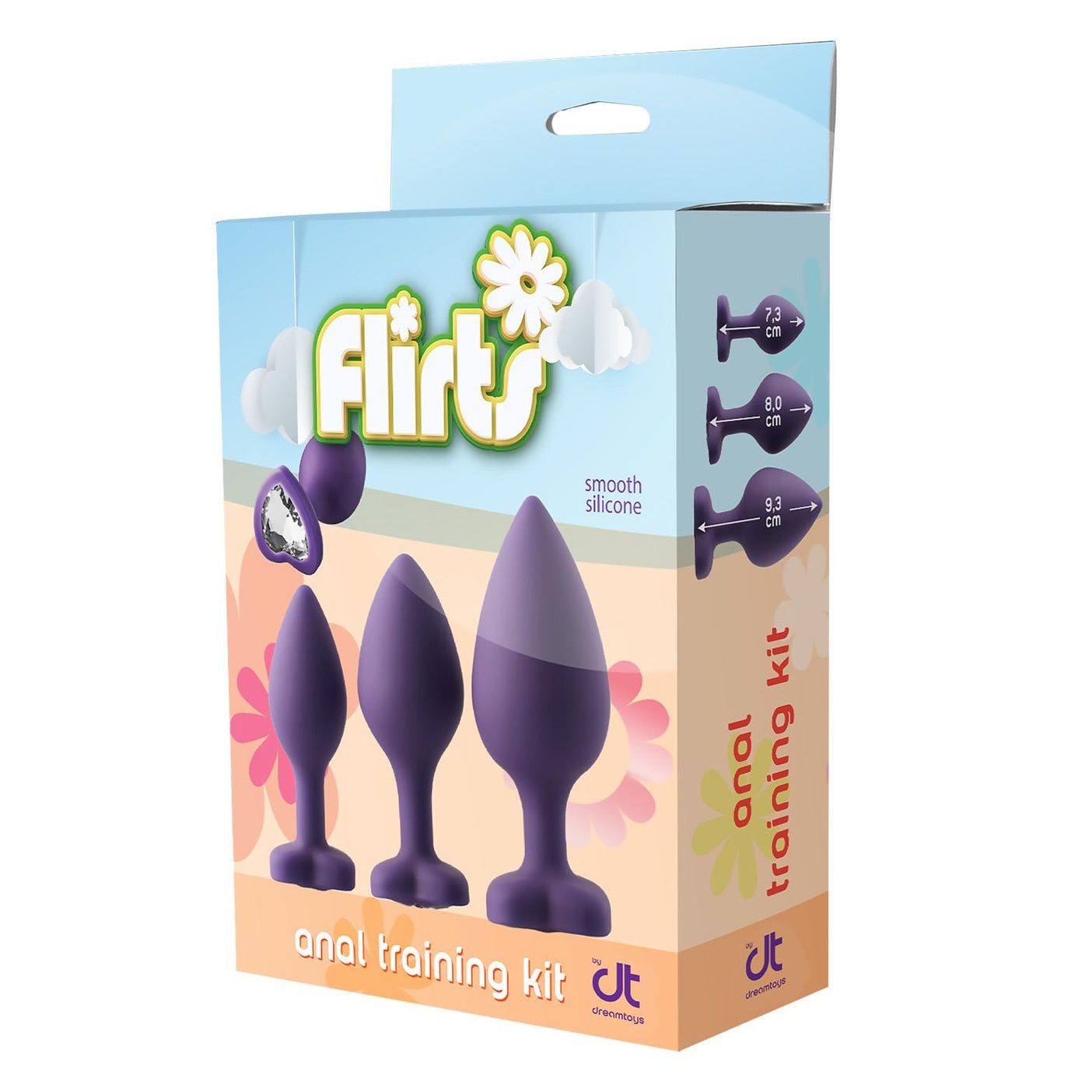 Anal Training Kit Gem Stone Purple