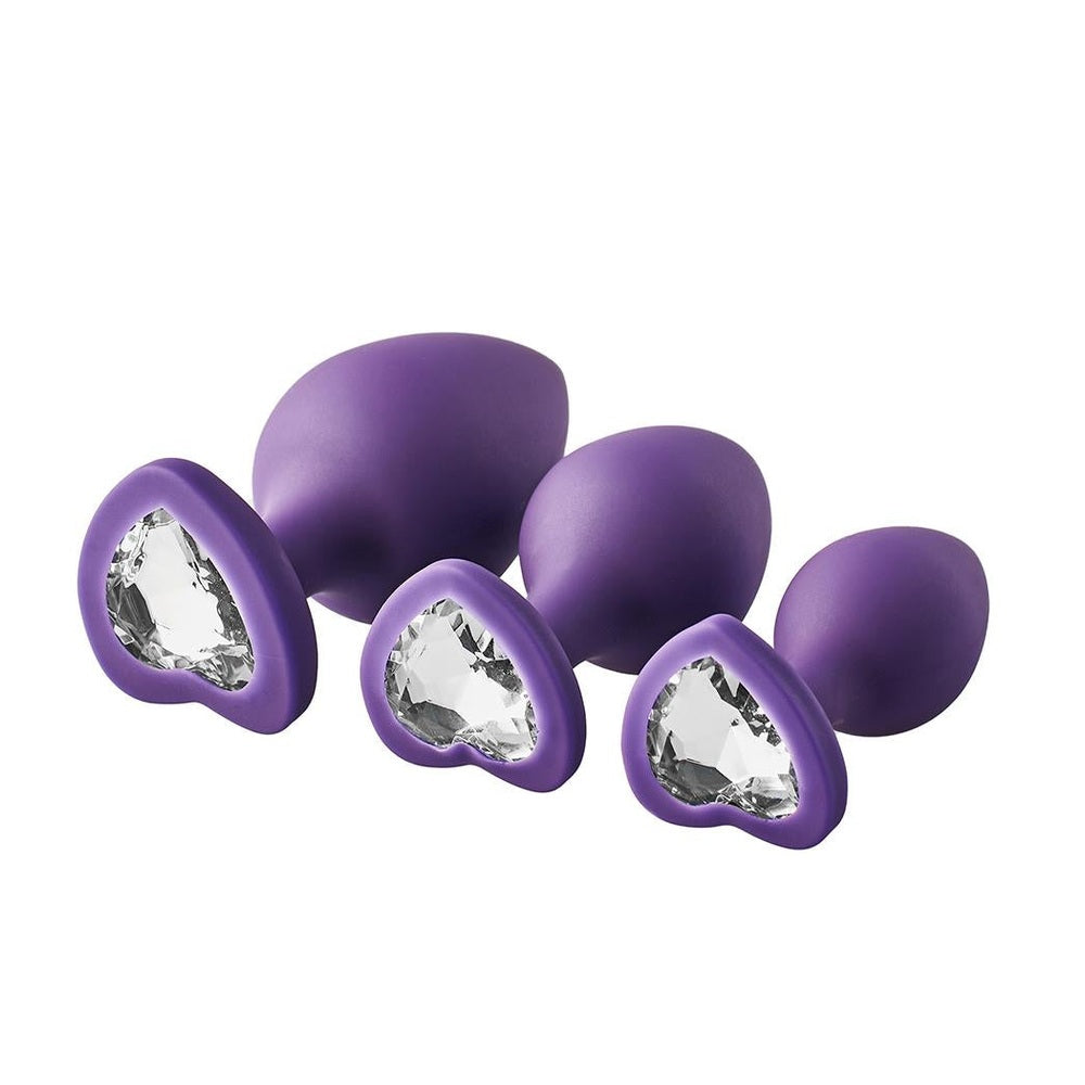 Anal Training Kit Gem Stone Purple