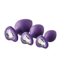 Anal Training Kit Gem Stone Purple