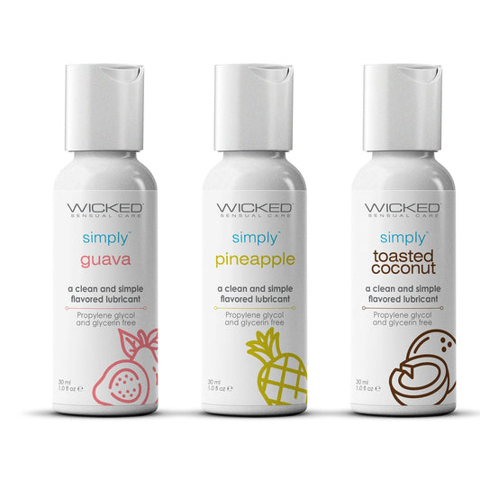 Simply Tropical Trio - vesipohjainen liukuvoide 3 x 30 ml