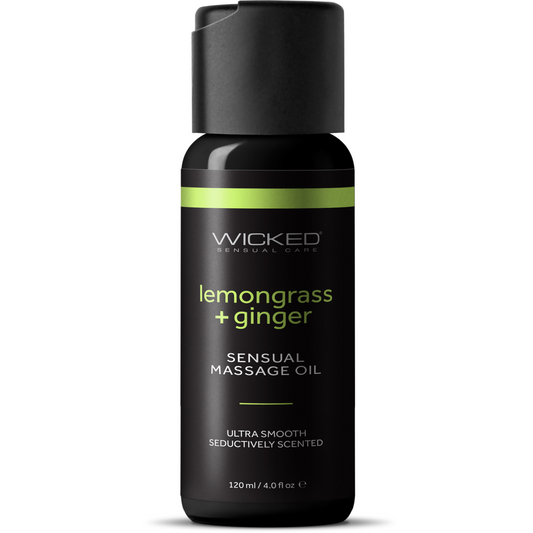 Lemongrass & Ginger -hierontaöljy 120 ml