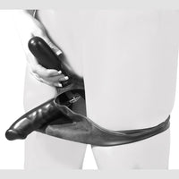 Latex Briefs with Inflatable Dildos