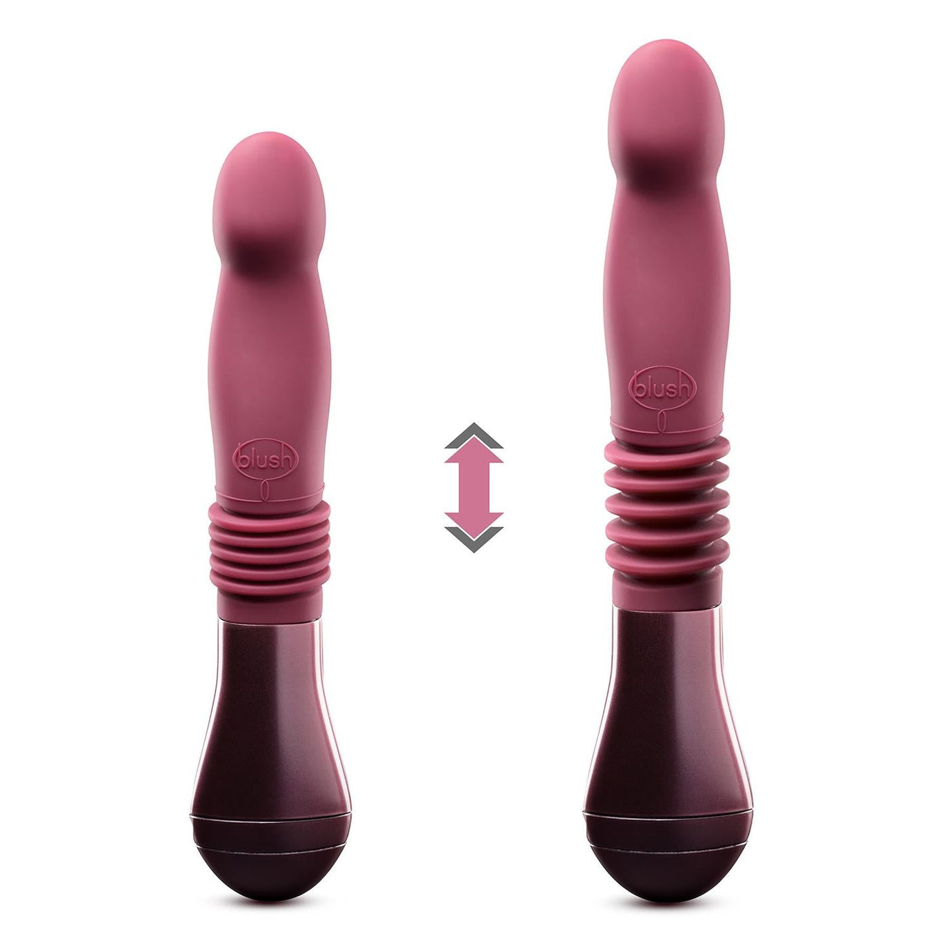 Temptasia Trixie Thrusting Dildo Wine