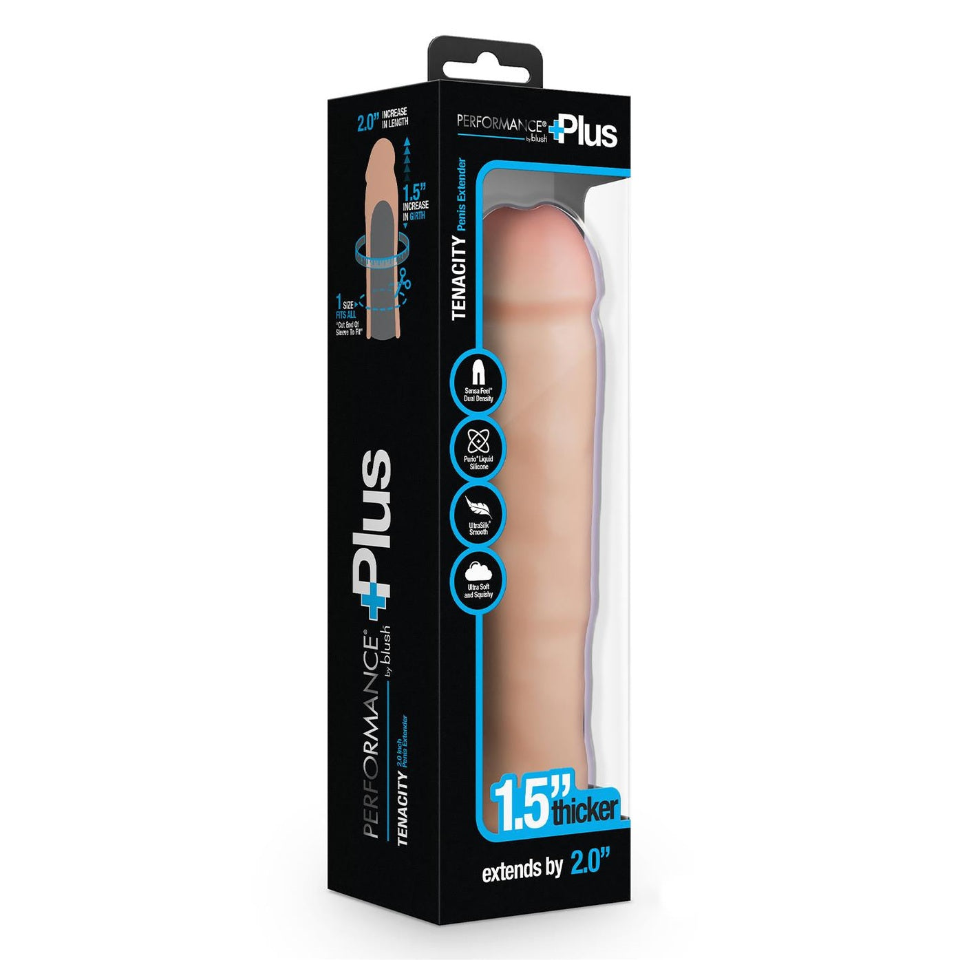 Silicone Penis Xtender Beige