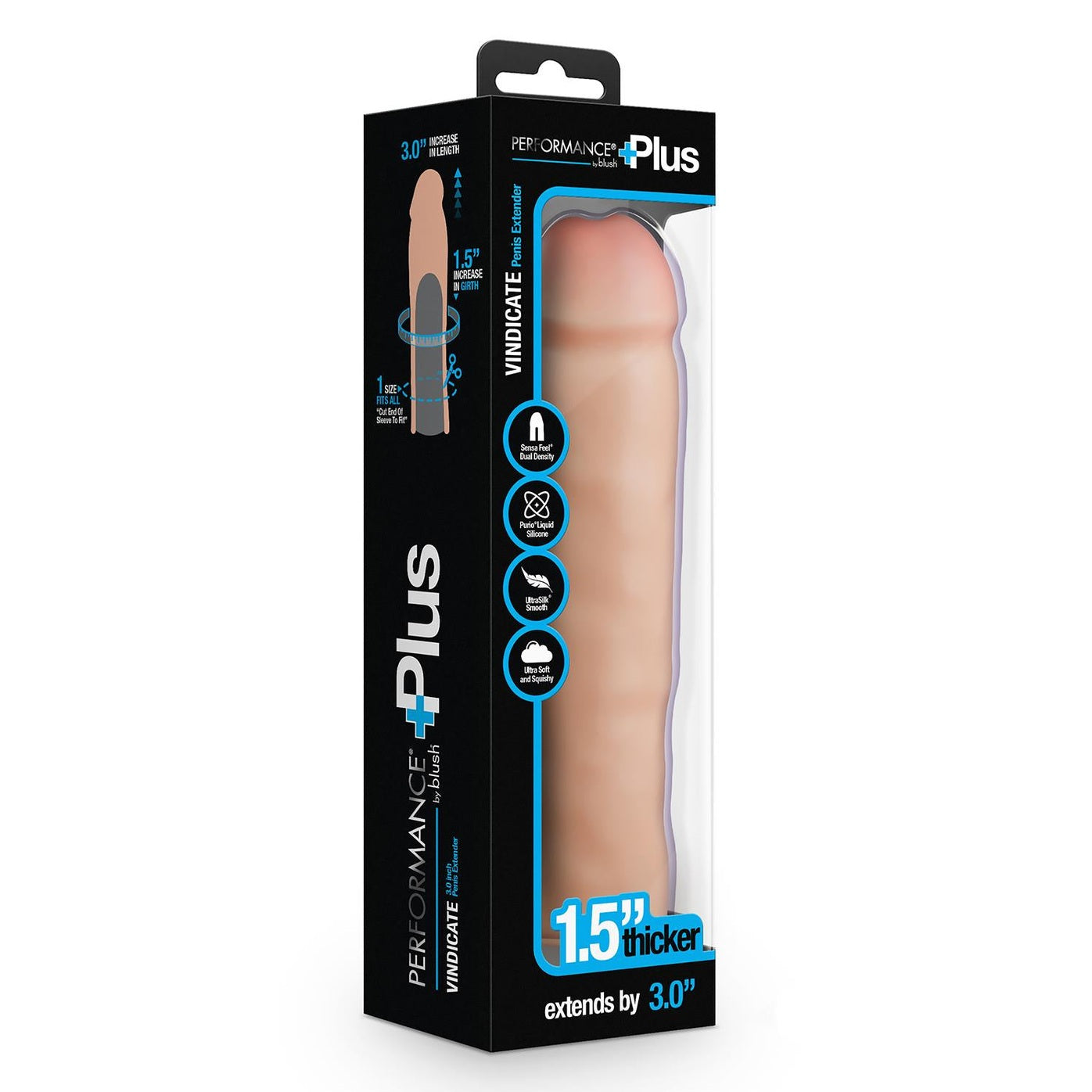 Silicone Penis Xtender Beige