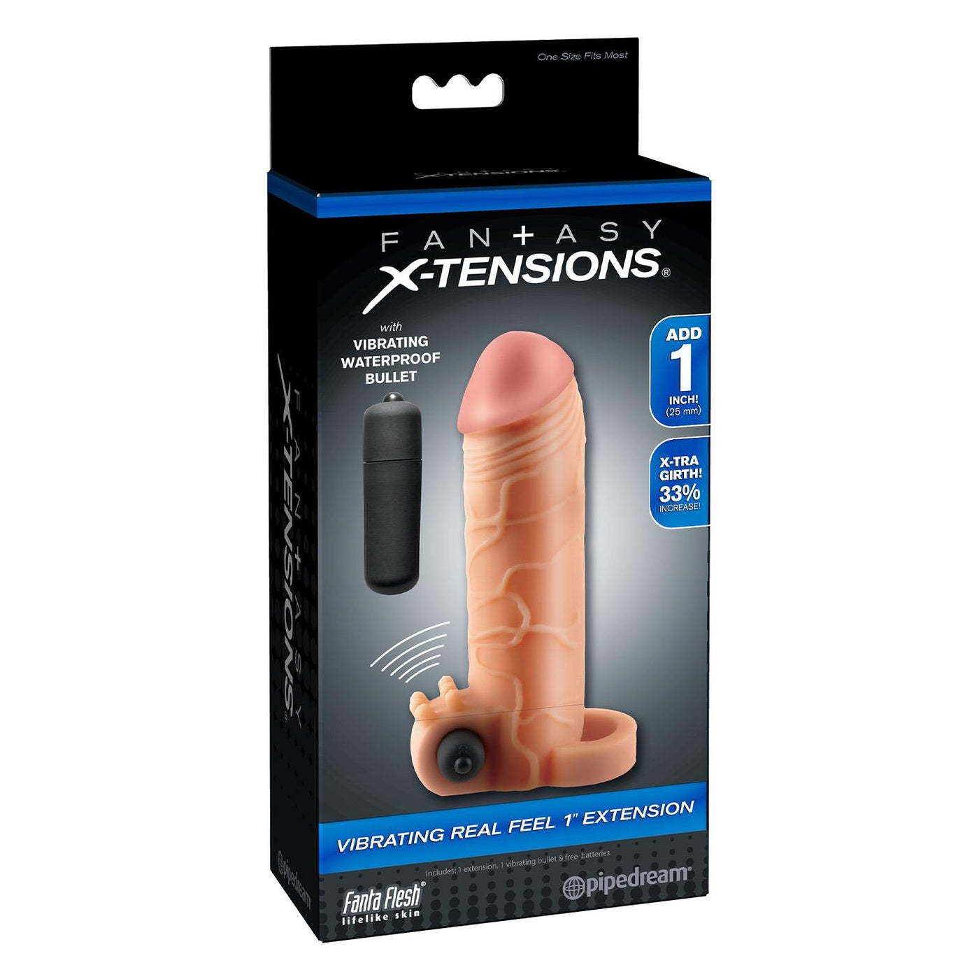 Vibrating Real Feel 1 Inch Extension Light