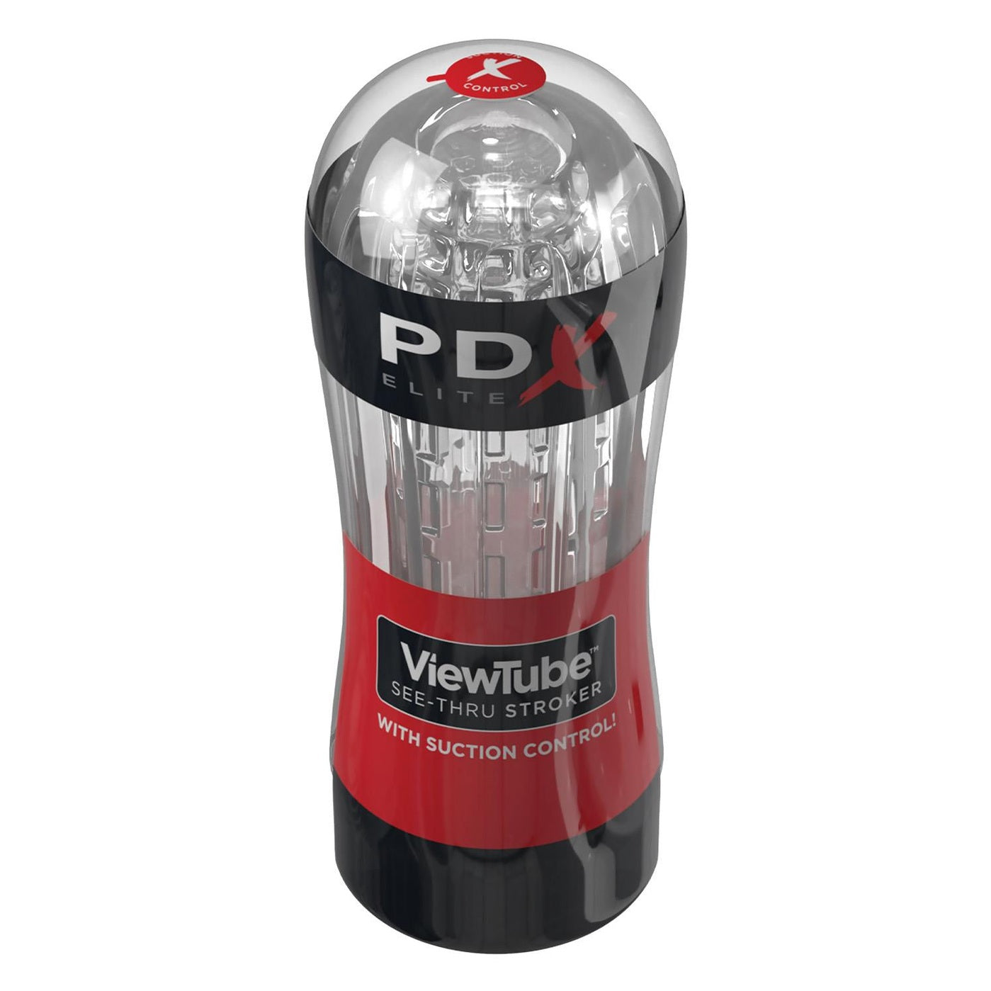 Viewtube See-Thru Stroker Red