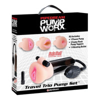 Travel Trio Pump Set Black