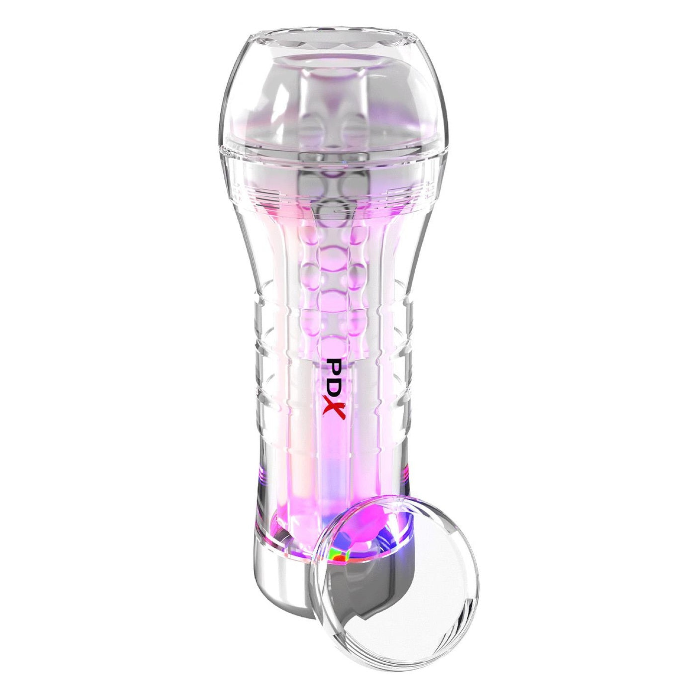 View Tube See-Thru Ez-Grip Led Stroker