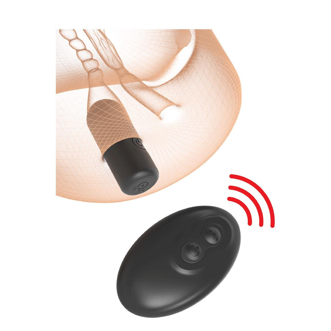 Double Pounder Vibrating Squeeze Stroker