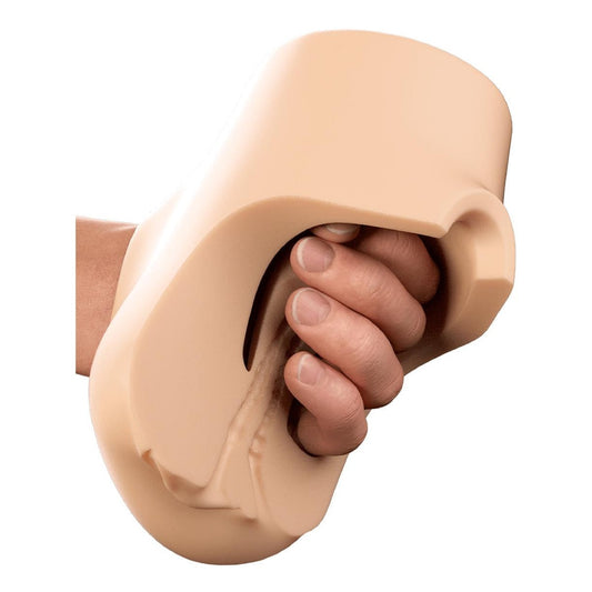 Double Pounder Vibrating Squeeze Stroker