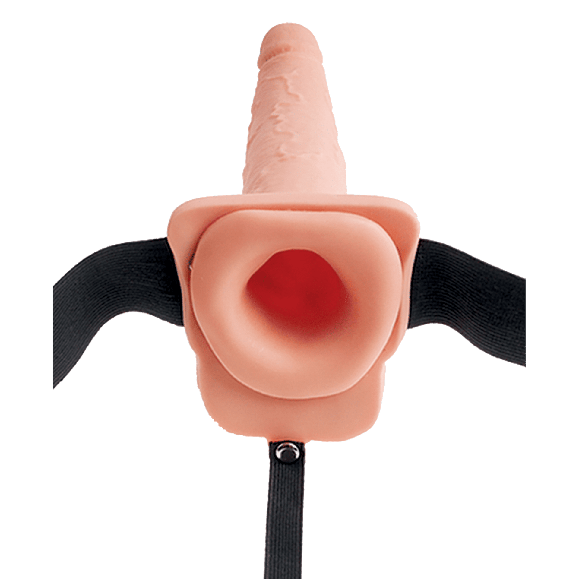7 Inch Squirting Hollow Strap-On Light