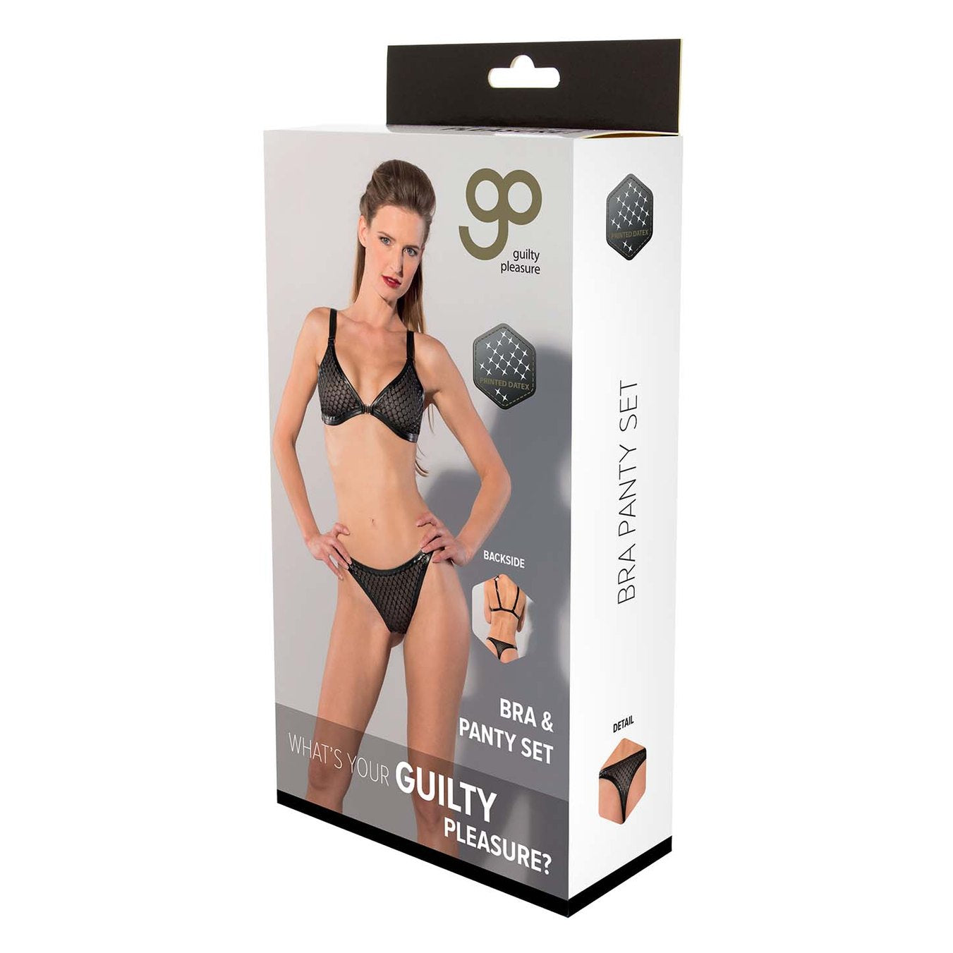 Printed Datex Bra & Panty Set XL