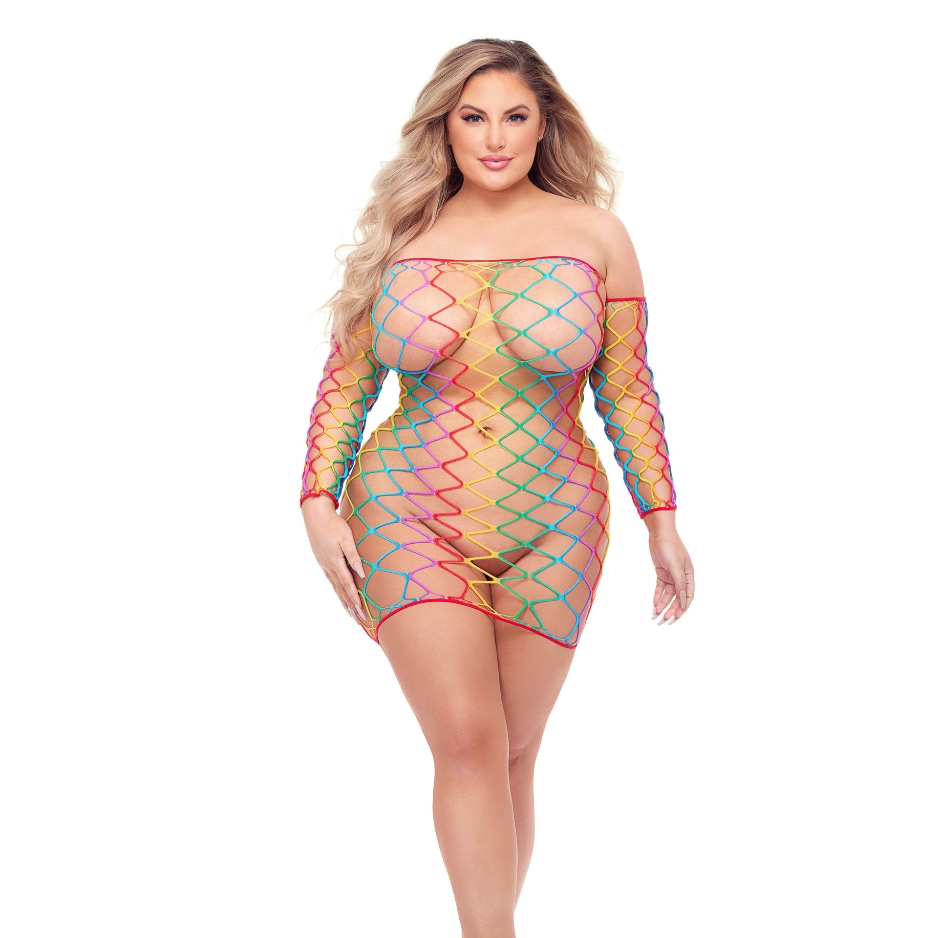 "Taste of Rainbow" mekko + hihat XL-XXL