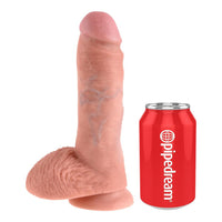 8 Inch Cock With Balls Light