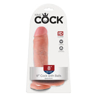 8 Inch Cock With Balls Light