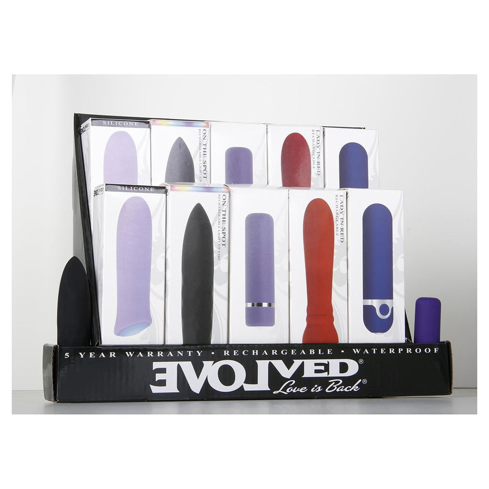 Evolved Rechargeable Bullet Mixed Display