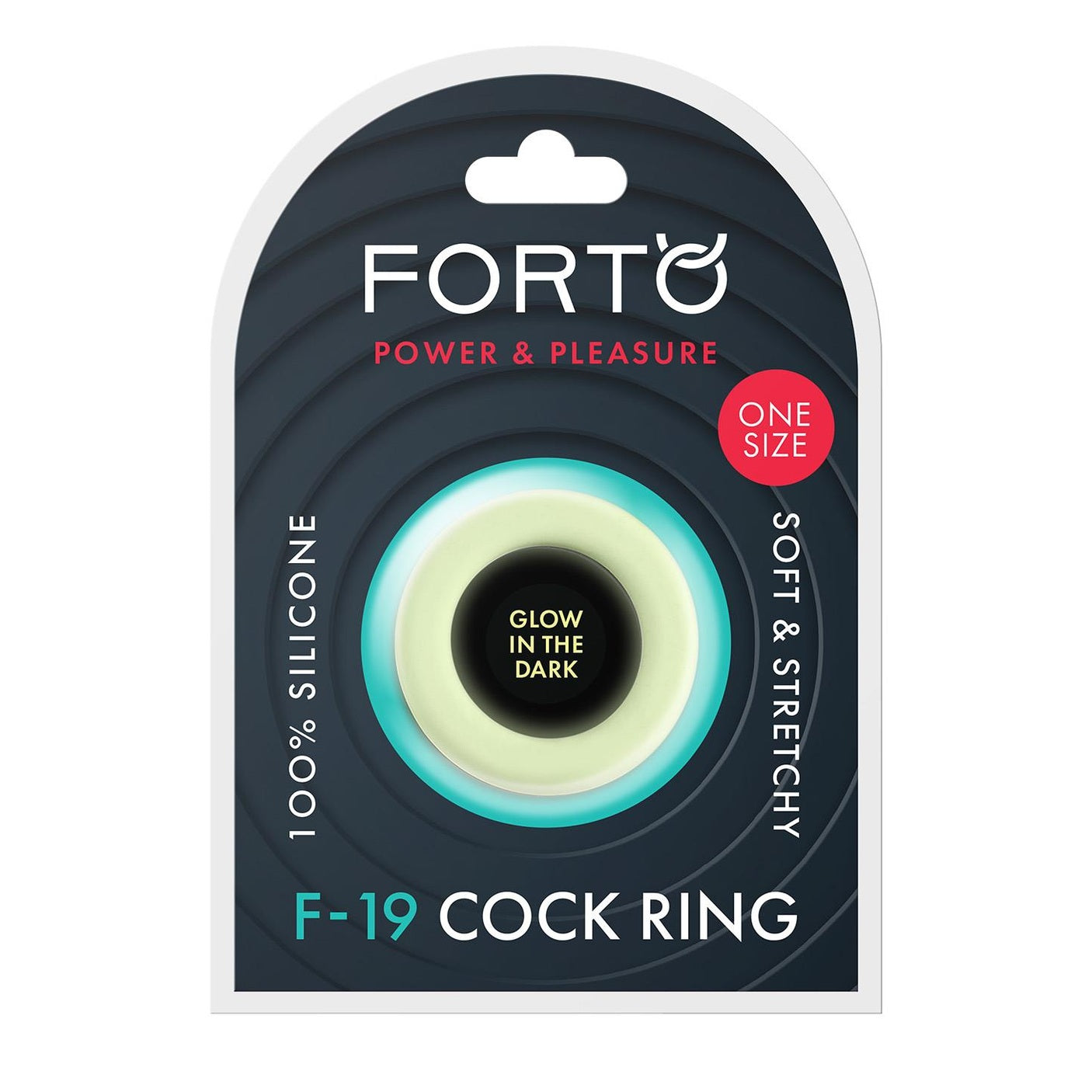 F-19 2 Tone C-Ring Black And Glow