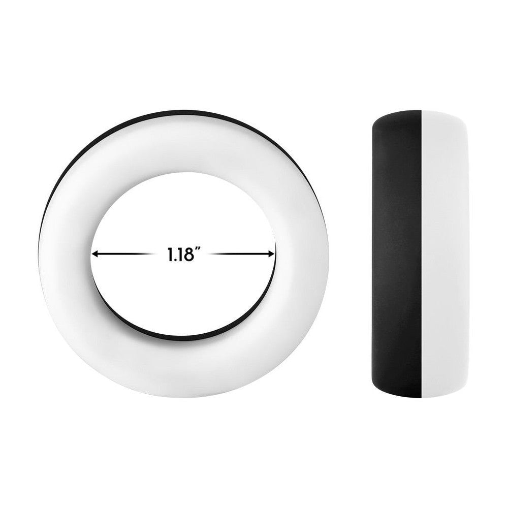 F-19 2 Tone C-Ring Black And White