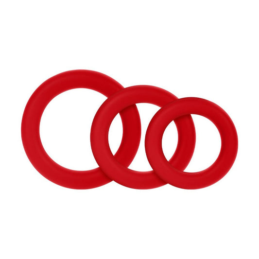 F-61 3 Piece C-Ring Set Red