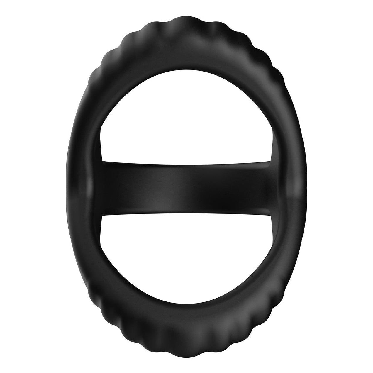 F-59 Tri Cock And Ball Ring Black