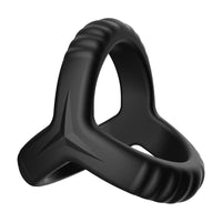 F-59 Tri Cock And Ball Ring Black
