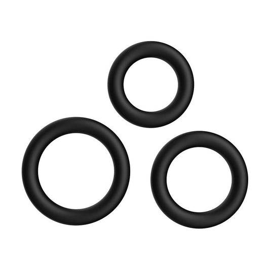 F-39 Trio Cockring Set Black